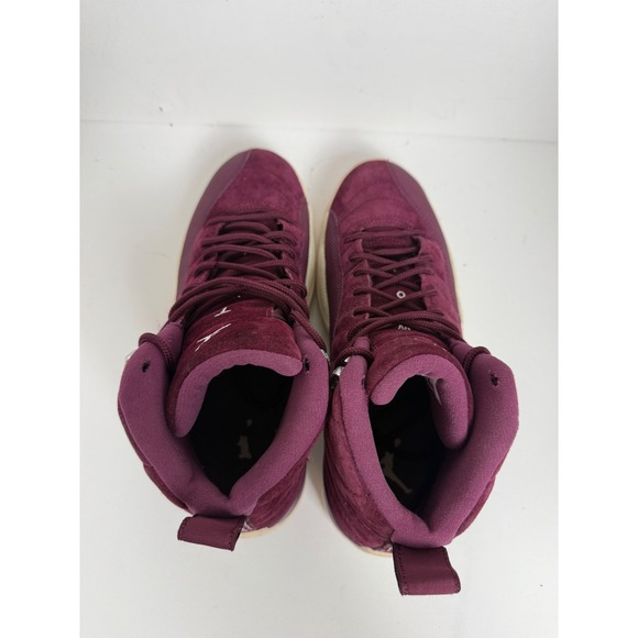 Air Jordan 12 Retro Bordeaux Burgundy Suede Mens Size 8 Shoes 130690-617 main image 5